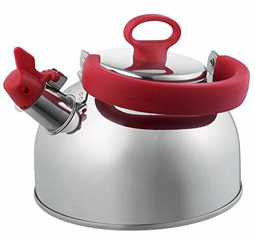 Cookvessel  FIKASTH-23 R FIKA Stainless Harmonica Kettle 2.3L Red NEW_3