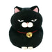 AMUFUN Plush Doll Hige Manjyu Kuromame 700995 Black Polyester 13x10.5x12cm NEW_1