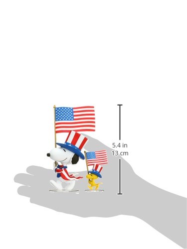 UDF PEANUTS Series 5 U.S.A. SNOOPY & WOODSTOCK non-scale PVC Painted SEP168388_4