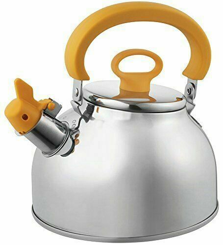 Cookvessel  FIKASTH-23 Y  FIKA Stainless Harmonica Kettle 2.3L Yellow NEW_2