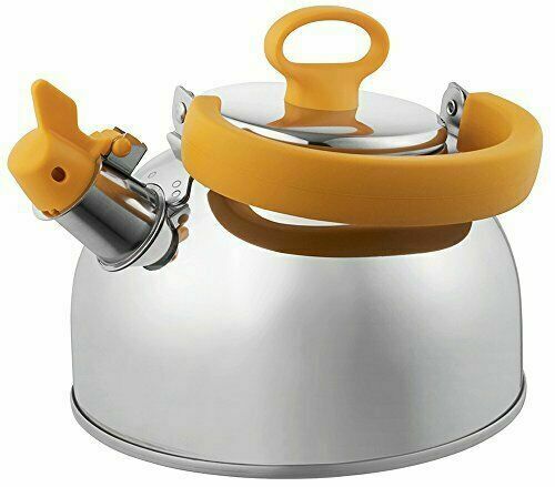 Cookvessel  FIKASTH-23 Y  FIKA Stainless Harmonica Kettle 2.3L Yellow NEW_3