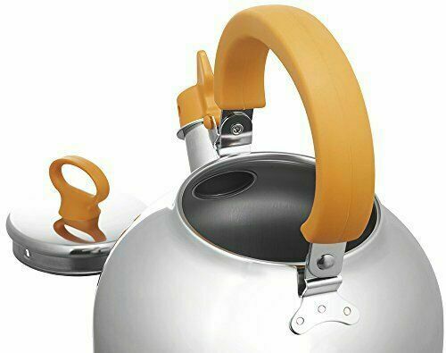 Cookvessel  FIKASTH-23 Y  FIKA Stainless Harmonica Kettle 2.3L Yellow NEW_5