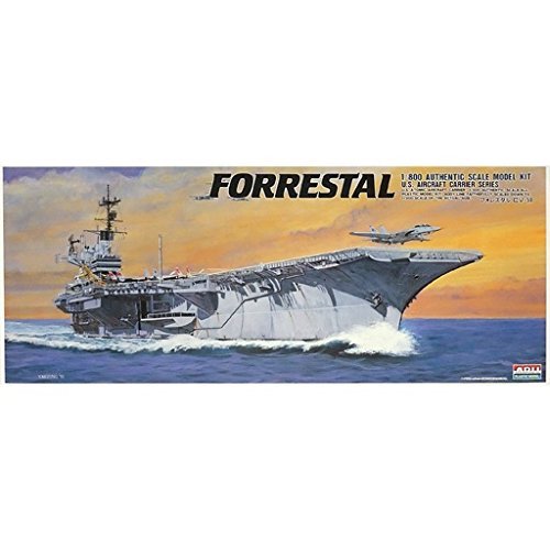 Micro Ace U.S. Navy Aircraft Carrier Forrestal No.17 1/800 Scale Model Kit NEW_1