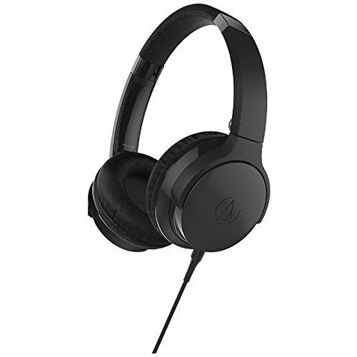 audio technica ATH-AR3 Portable Folding On-Ear Headphones Black NEW F/S_2