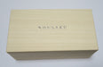 Japanese 100% Pure Tin Pair Sake Cup Gold Leaf Wood Box Nousaku 60cc 62xH43mm_7