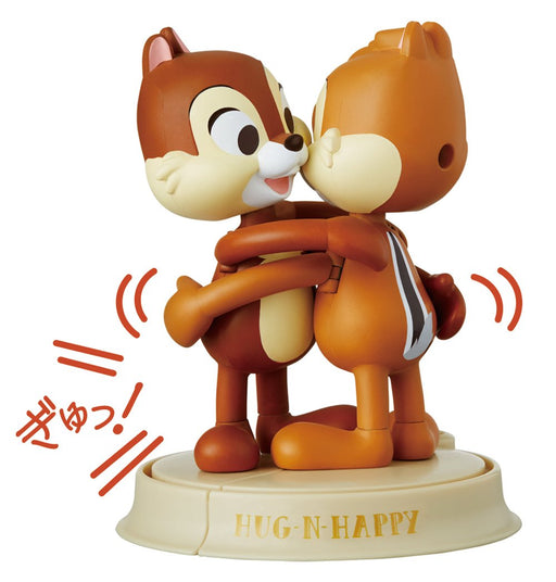 Bandai Hug and Happy Disney chip and dale Magnetic Action Figure Message Card_2