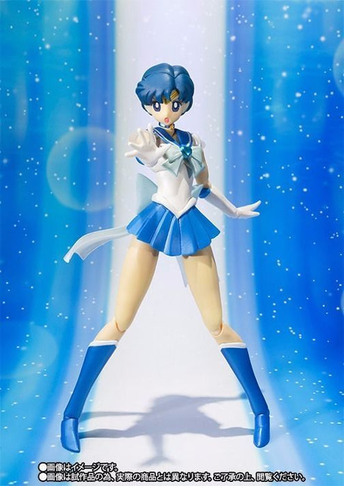 S.H.Figuarts Sailor Moon SUPER SAILOR MERCURY Action Figure BANDAI NEW Japan F/S_3