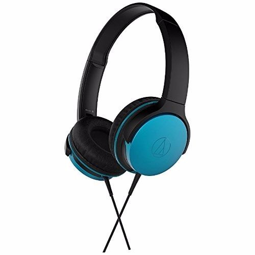 audio technica ATH-AR1 Portable Folding On-Ear Headphones Turquoise Blue NEW F/S_3