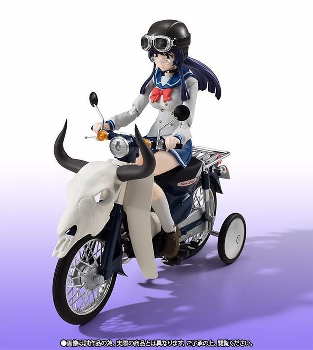 S.H.Figuarts Bakuon!! HIJIRI MINOWA Uniform Ver & SUPER CUB 50 Set Figure BANDAI_2