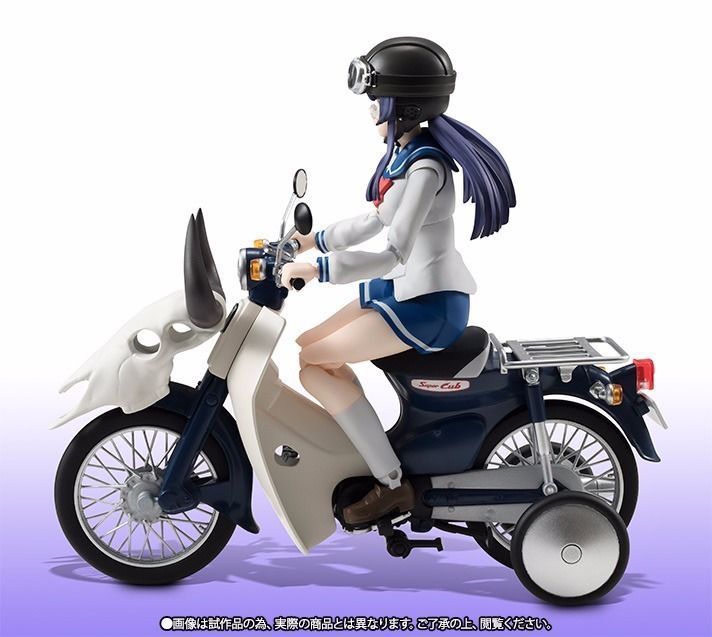 S.H.Figuarts Bakuon!! HIJIRI MINOWA Uniform Ver & SUPER CUB 50 Set Figure BANDAI_5