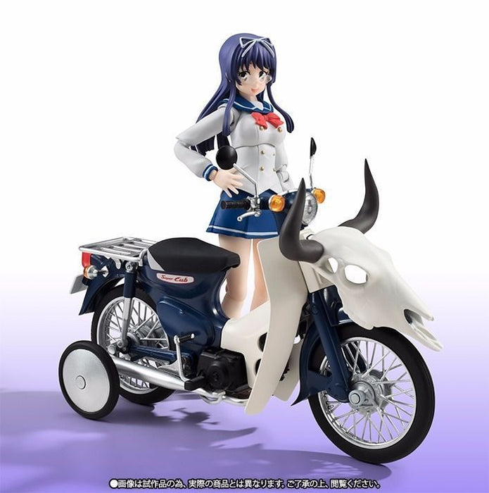 S.H.Figuarts Bakuon!! HIJIRI MINOWA Uniform Ver & SUPER CUB 50 Set Figure BANDAI_6