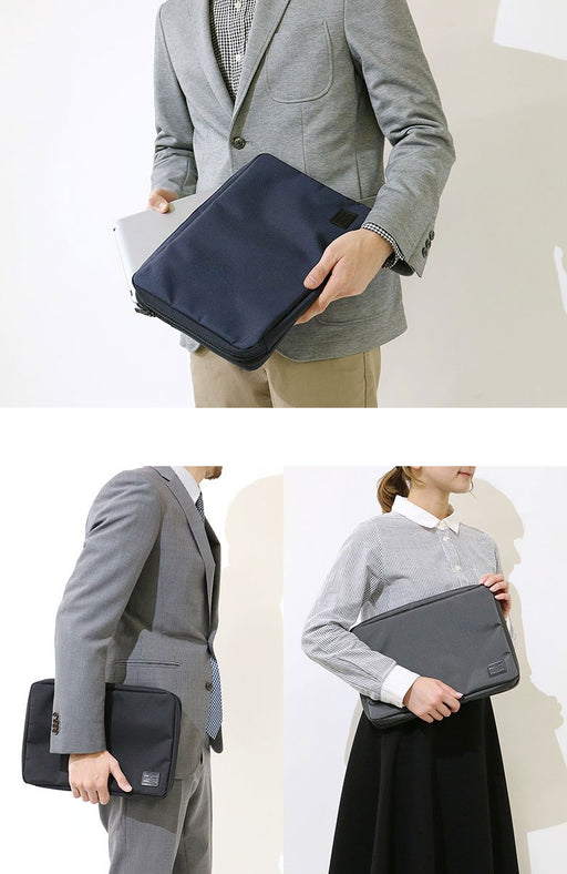 YOSHIDA KABAN PORTER BAG VIEW DOCUMENT CASE S 695-05765 NAVY W310xH210xD50mm NEW_2