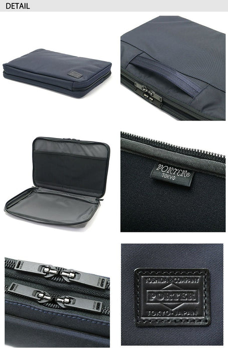 YOSHIDA KABAN PORTER BAG VIEW DOCUMENT CASE S 695-05765 NAVY W310xH210xD50mm NEW_3