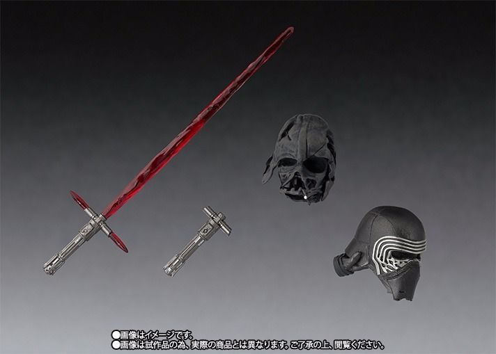 S.H.Figuarts Star Wars KYLO REN THE FORCE AWAKENS (Unmasked) Figure BANDAI NEW_7