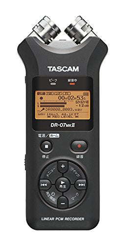 TASCAM Linear PCM Recorder DR-07MK2-JJ Black NEW from Japan_5