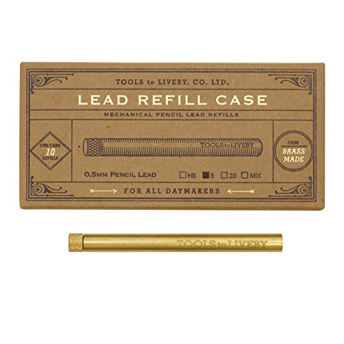 Lead Refill Case [B] TL006-B (B) Made of brass NEW from Japan_1