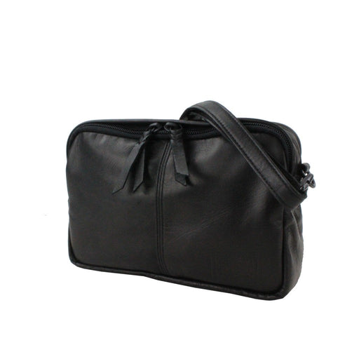 Yoshida Bag PORTER FRANK SHOULDER BAG 198-01342 Black Made in Japan Leather NEW_1