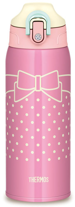 THERMOS 2 WAY Water bottle ribbon pink FHO-800WF RBP 830ml/800ml with Cover NEW_5
