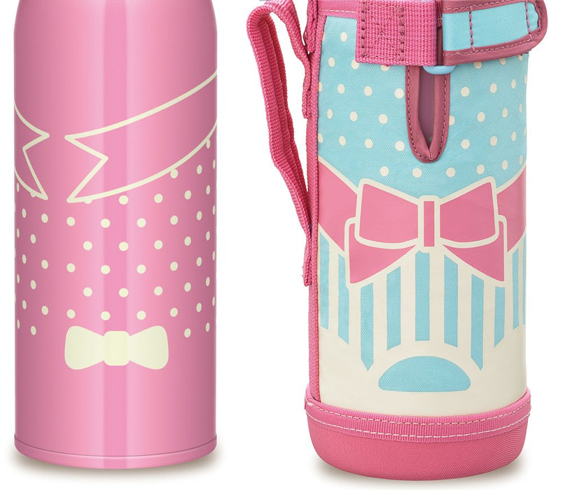 THERMOS 2 WAY Water bottle ribbon pink FHO-800WF RBP 830ml/800ml with Cover NEW_8