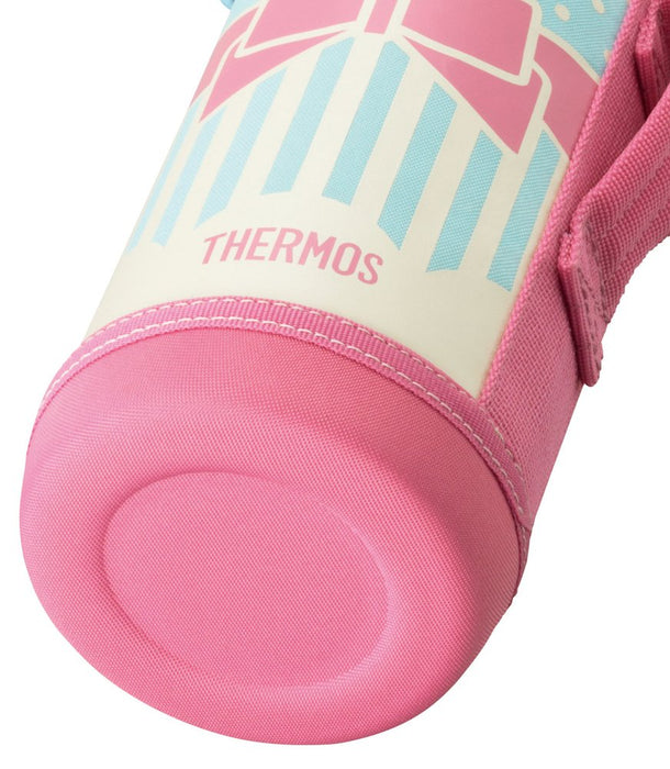 THERMOS 2 WAY Water bottle ribbon pink FHO-800WF RBP 830ml/800ml with Cover NEW_9