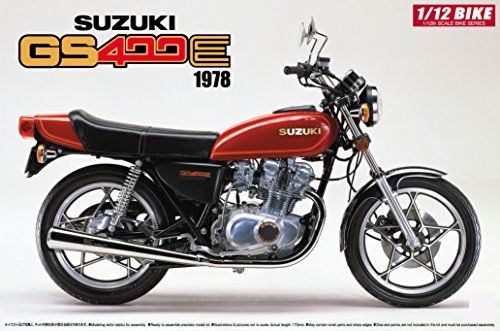 Aoshima 1/12 BIKE Suzuki GS400E Plastic Model Kit from Japan NEW_1