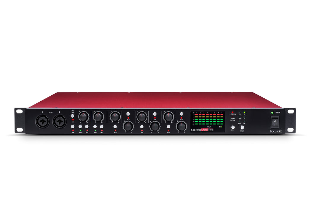 Focusrite Scarlett OctoPre 8-channel Microphone Preamplifier w/ADAT Connectivity_3