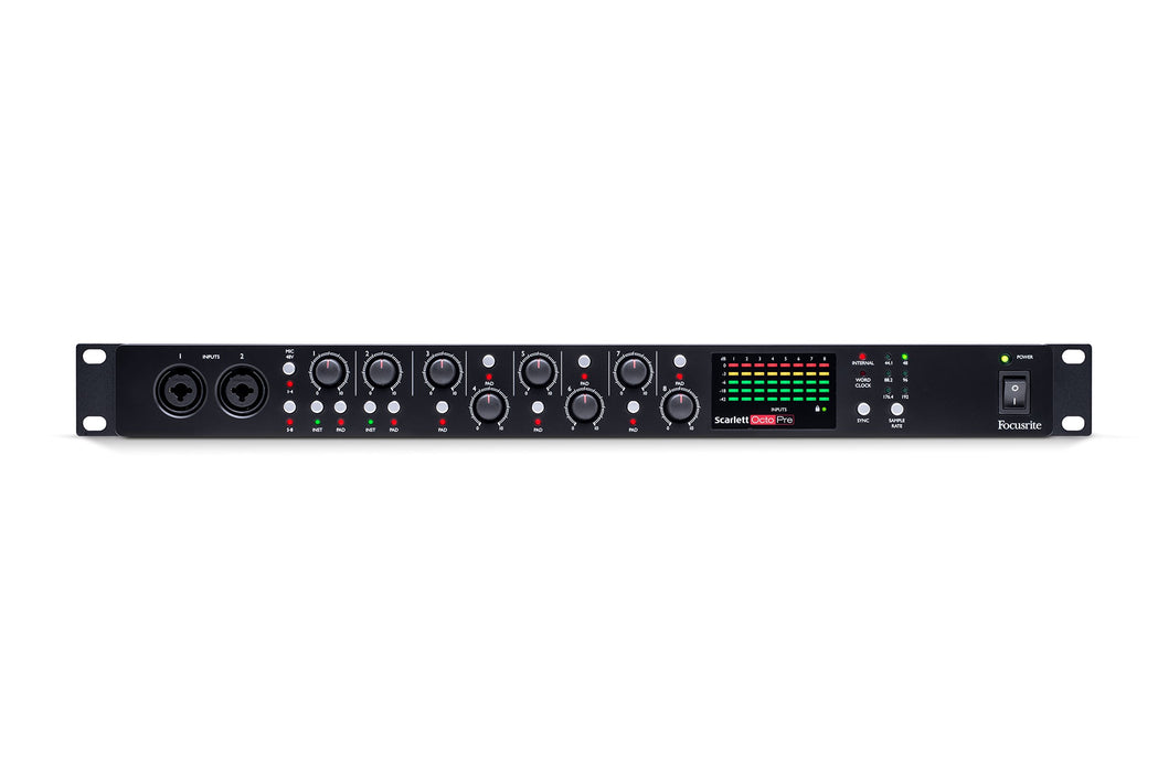 Focusrite Scarlett OctoPre 8-channel Microphone Preamplifier w/ADAT Connectivity_4