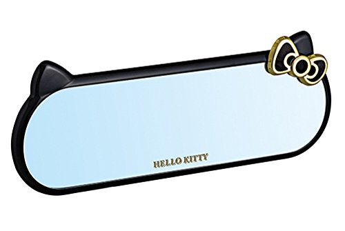 Sanrio Hello Kitty Car Rear View Mirror Black KT501 NEW from Japan_1
