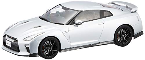 First18 1/18 Nissan GT-R 2017 Ultimate Metal Silver Diecast Model F18021 NEW_1