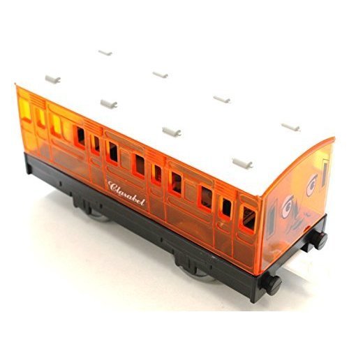 Original Plarail Thomas Freight Car & Passenger Car Clear Clarabelle H2815 NEW_3