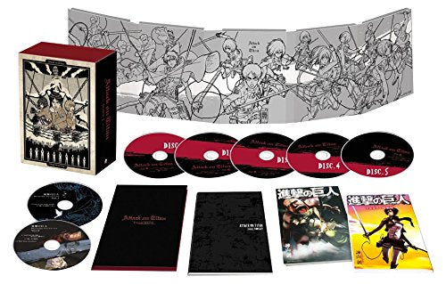 Attack On Titan Season 1 Blu-ray Box Manga Booklet PCXG-60081 Animation NEW_1