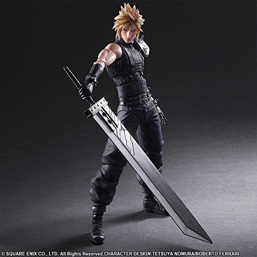 Square Enix Final Fantasy VII Remake Play Arts Kai No.1 Cloud Strife from Japan_4