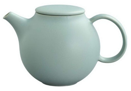 KINTO PEBBLE teapot 500ml moss green 17141 65xH105xW160mm porcelain Microwavable_1