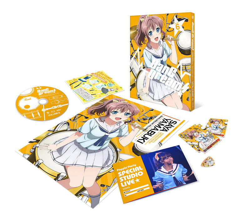 Blu-ray BanG Dream Vol.6 First Limited Edition with Booklet Card OVXN-34 NEW_2