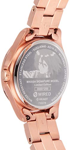 SEIKO AGEK740 WIRED f Attack On Titan Limited MIKASA Womens watch NEW from Japan_2