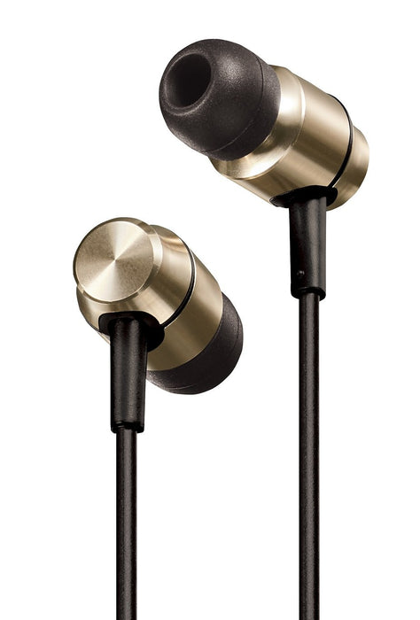 Panasonic Hi-Res Canal Type Earphone RP-HDE5-N Gold Aluminum Body 5Hz-45kHz NEW_1