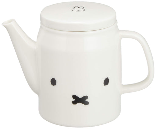 Miffy Bunny Ceramics Tea Pot Simple Face Cute Rabbit 400ml White 401110 NEW_1