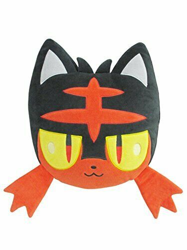 Pokemon PZ20 Mochi Fuwa Cushion Litten (Face) (Anime Toy) NEW from Japan_1