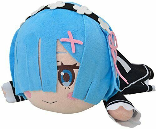 Re:Zero Starting Life in Another World Mega Jumbo Nesoberi Plush Rem Stuffed NEW_1