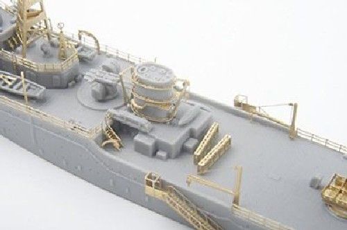 Aoshima Seaplane Tender Akitsushima Photo Etched Parts Set Plastic Model Kit NEW_5