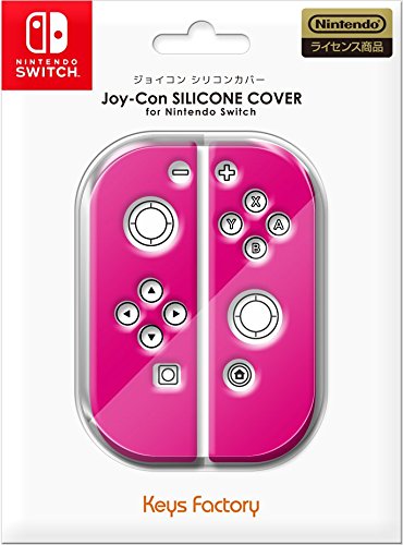 Keys Factory Joy-Con SILICONE COVER Nintendo Switch Controller Pink NJS-001-2_1