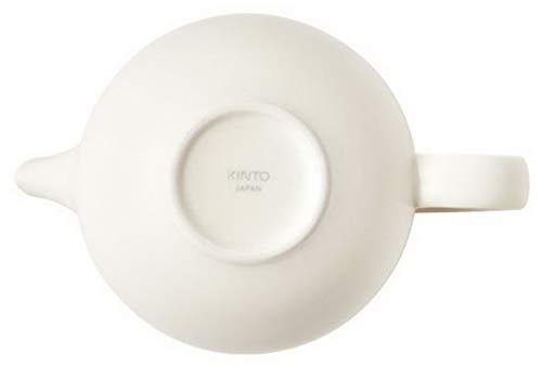 KINTO teapot atelier tete Pebble 500ml  (White) 17140 Stainless Steel strainer_3