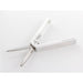 Midori Compact Scissors XS Series White 49470006 Stainless Steel Balde One Touch_3