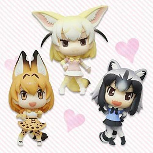 Kemono Friends Chobiru Me Petit serval, raccoons, Fennec Set NEW from Japan_1