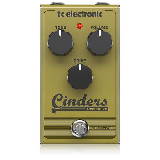 TC Electronic Analog Overdrive Pedal Tube Like Sound CINDERS OVERDRIVE YELLOW_1