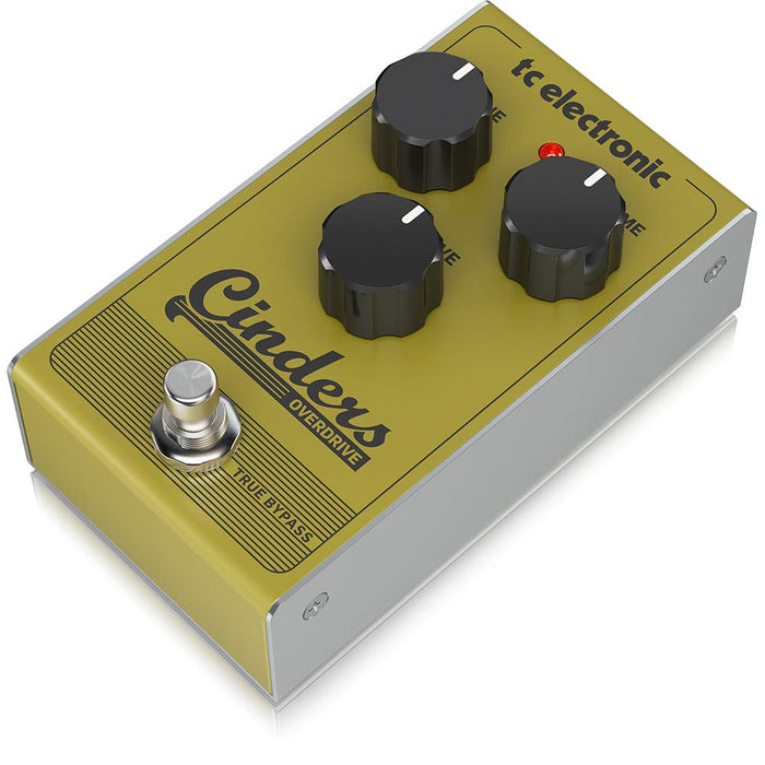 TC Electronic Analog Overdrive Pedal Tube Like Sound CINDERS OVERDRIVE YELLOW_3