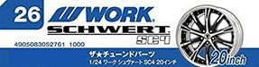 Aoshima 1/24 Work Schwert SC4 20 Inch (Accessory) NEW from Japan_3