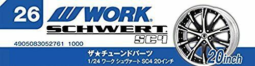 Aoshima 1/24 Work Schwert SC4 20 Inch (Accessory) NEW from Japan_3