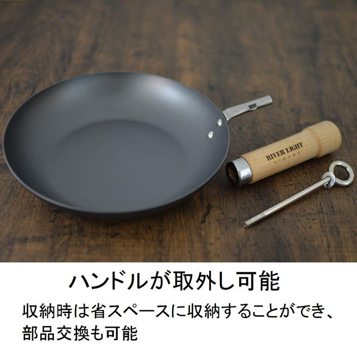 River Light KIWAME JAPAN Premium Iron Frying Pan 28cm Made in JAPAN NEW_2