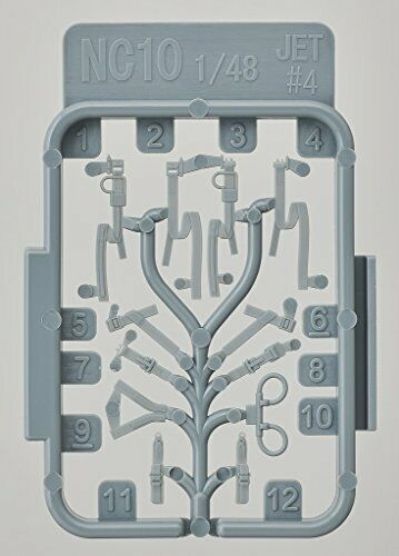Fine Molds NC10 1/48 Aircraft Seatbelt Set 4 for US Navy/Air Force F-4, F-8 etc._2